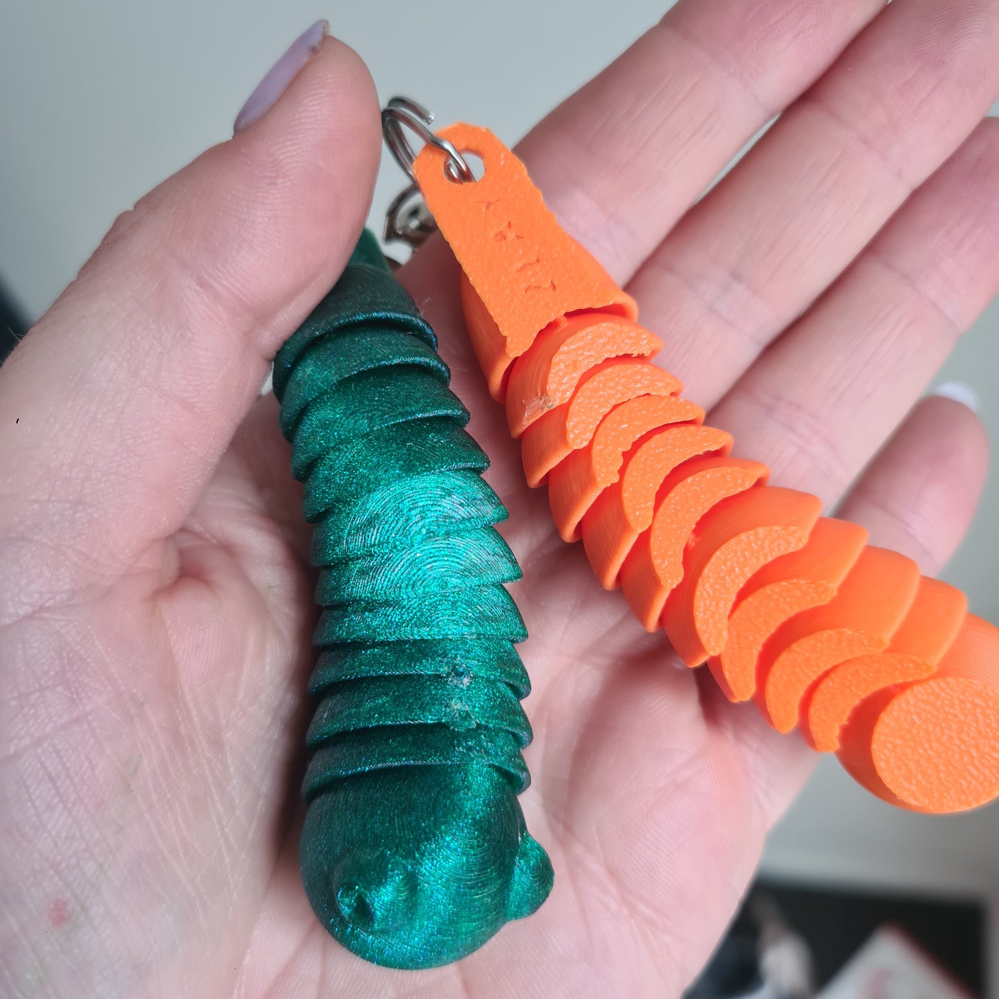 Caterpillar Keyring - seconds