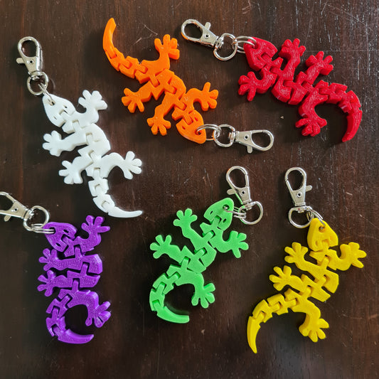 Flexi Gecko Keyring