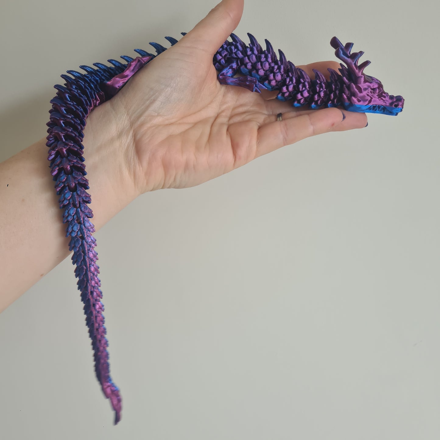 Horned Dragon - Rainbow (46cm)