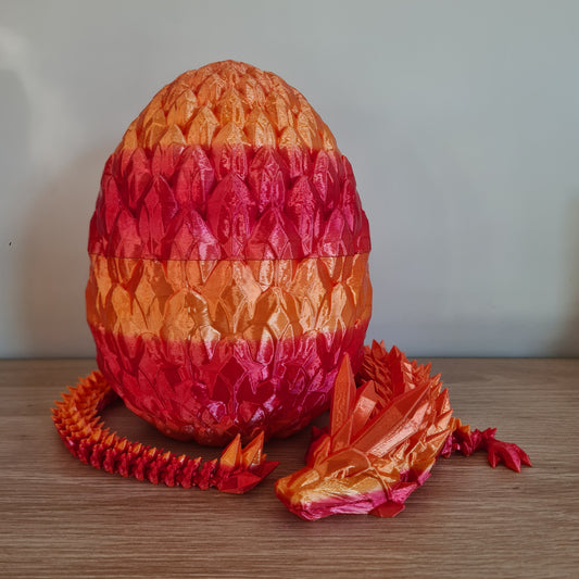Large Dragon Egg + Crystal Dragon