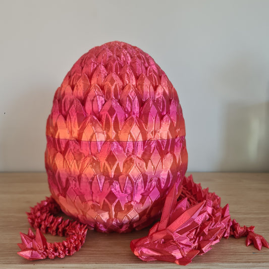 Large Dragon Egg + Crystal Dragon